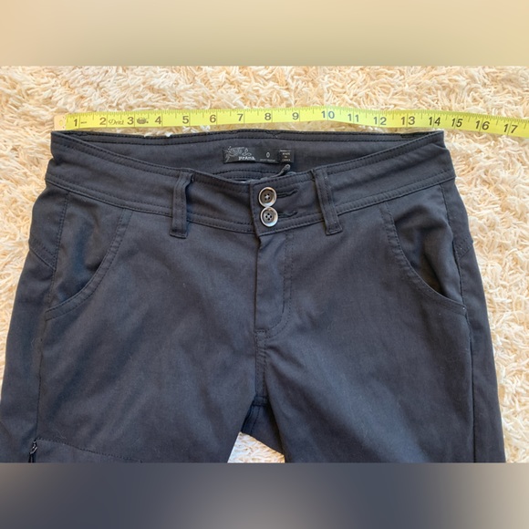 Women’s Prana Black hiking pants, size 0 - Picture 2 of 8